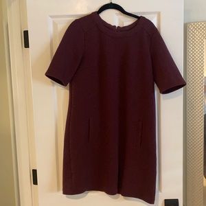 Halogen quilted dress - wine